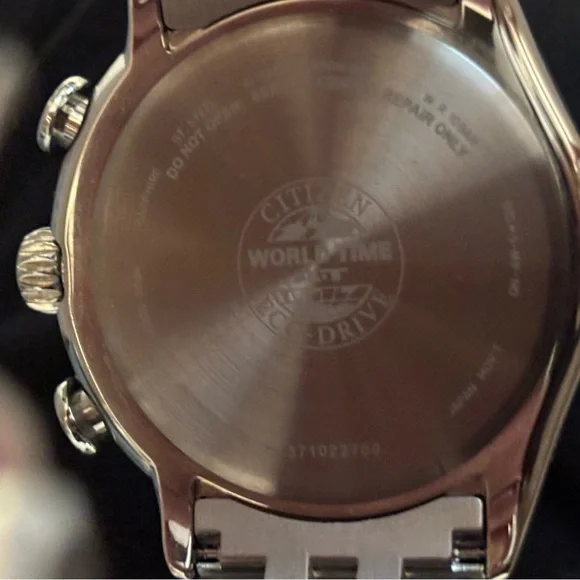 CITIZEN Eco-Drive MOP Dial World Time Radio Controlled Women’s Watch - Picture 3 of 7